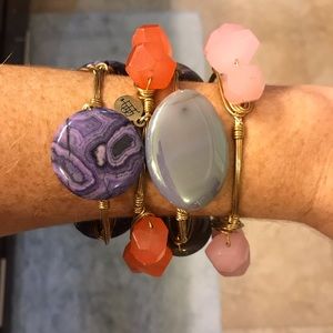 Set of 4 Bourbon & Boweties bangles